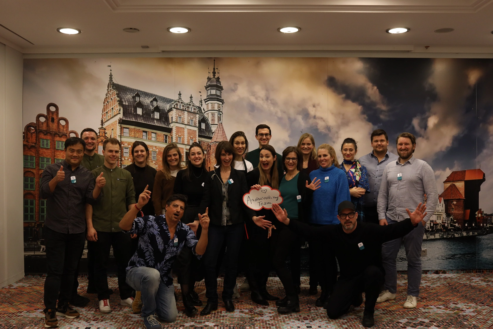 Architects and designers at the ARCHICOOKING event